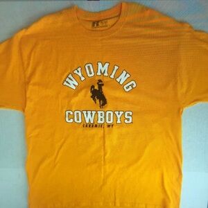 Russell Athletic Men's Yellow Wyoming Cowboys T-Shirt